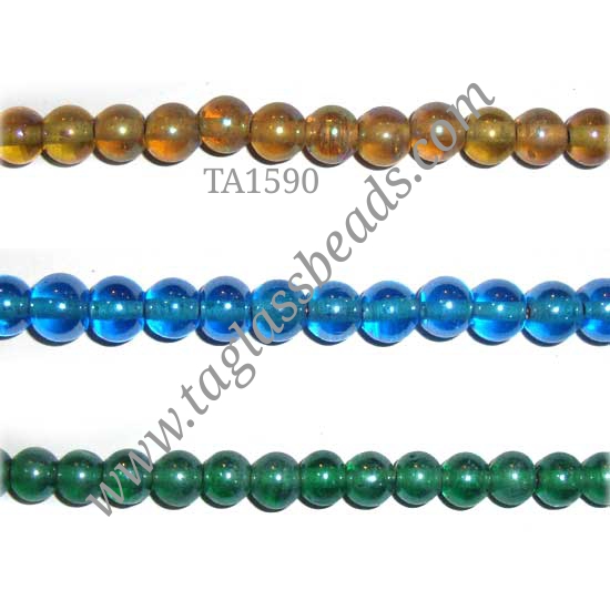 BASIC PLAIN GLASS BEADS