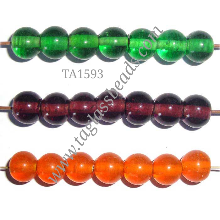 BASIC PLAIN GLASS BEADS