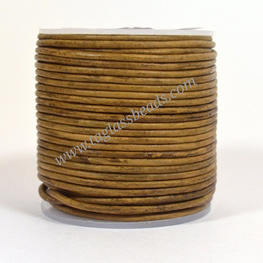 Leather Round New Double Tone Cords Size 0.5 mm to 5.0 mm