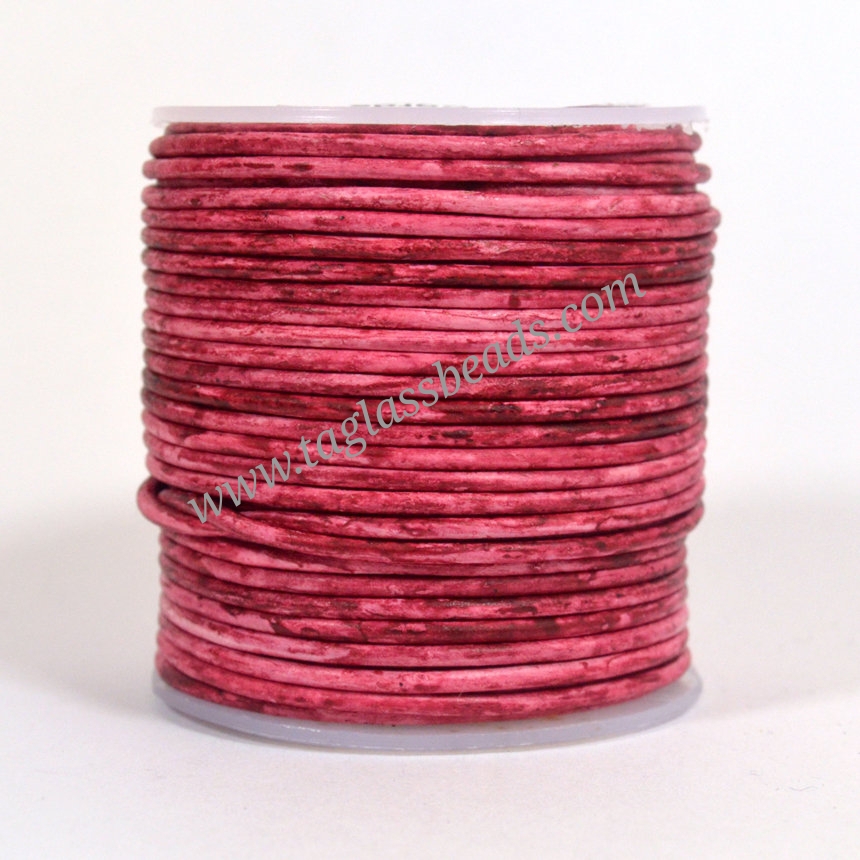 Leather Round New Double Tone Cords Size 0.5 mm to 5.0 mm