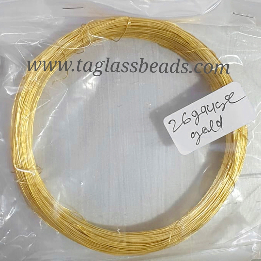 30 Gauge - Brass Wire Silver Price : $ 1.9 / Pkt Min. Order Quantity 10 Pkt