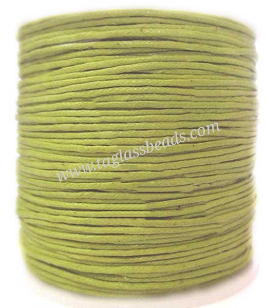 Cotton Wax Cord - Round Size 0.5 mm to 5.0 mm