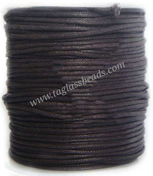 Cotton Wax Cord - Round Size 0.5 mm to 5.0 mm