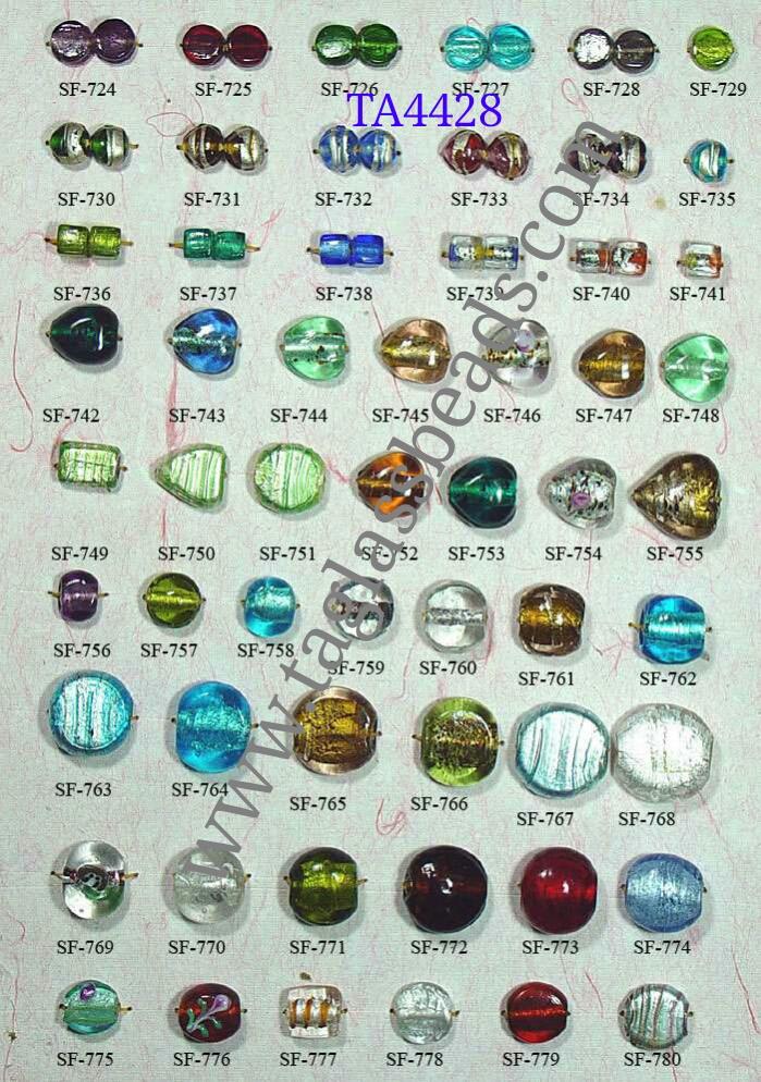 SILVER FOIL BEADS