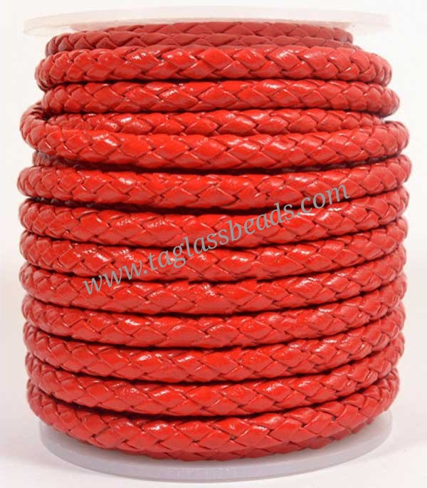 Leather Bolo Cord Size 3.0 mm to 8.0 mm
